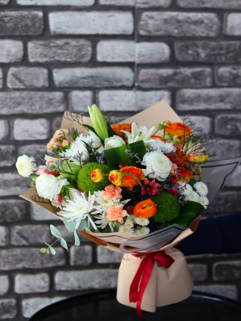 Marbling Bloom Buket